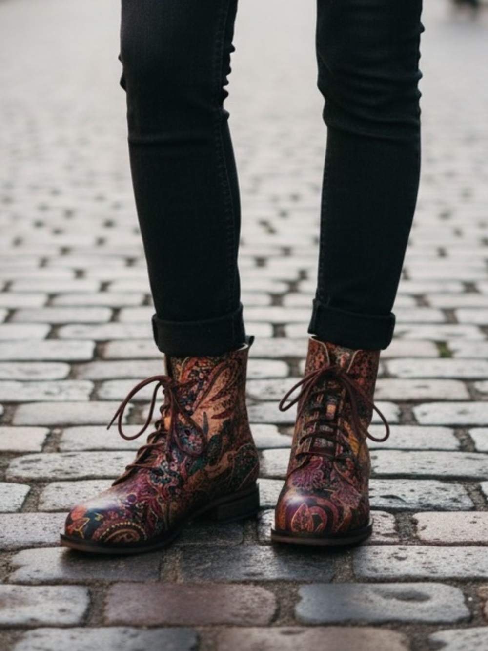 NIB Josef Seibel Paisley Boots Women's Size EU 36 US 5.5 to 6 M Fuzzy Inside